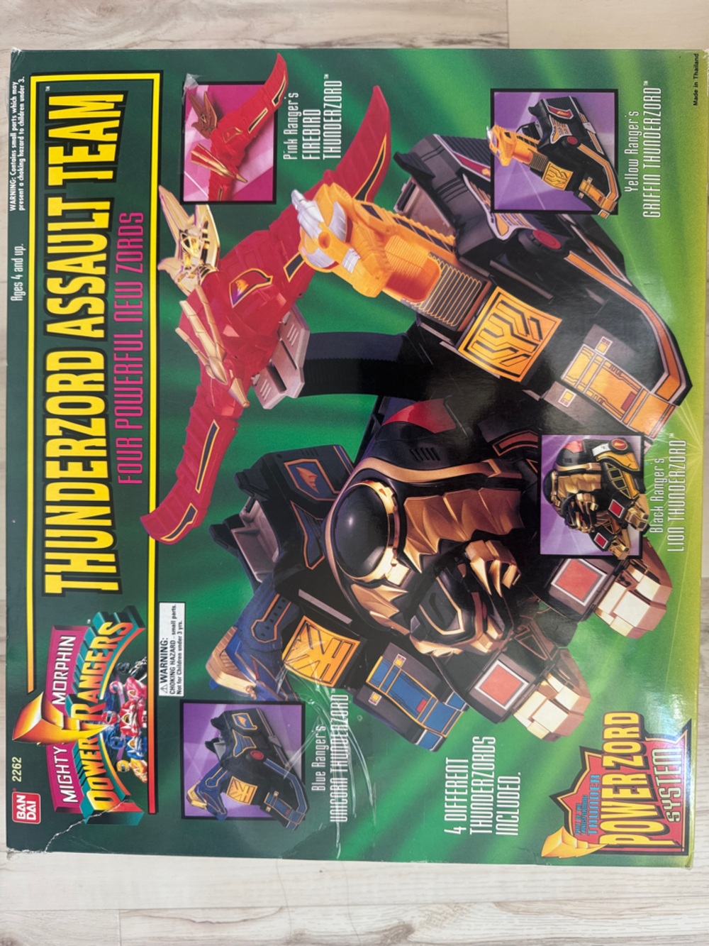 Mighty Morphin Thunderzord Assault Team Playset - Black & Red